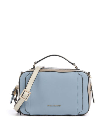 Piquadro W92 Kabelka přes rameno light blue/beige