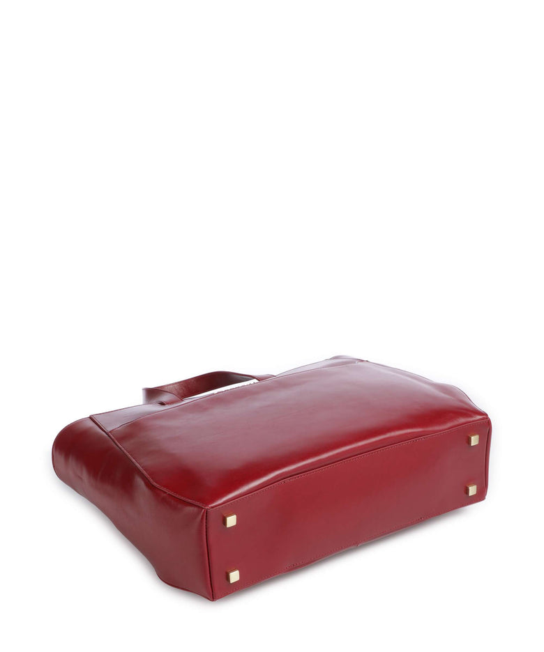 Piquadro Blue Square Briefcase red
