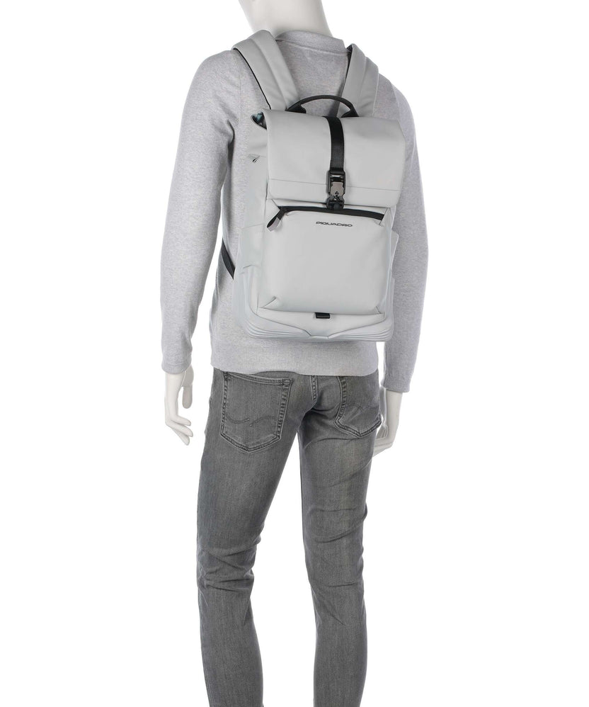 Piquadro Corner Special Backpack white