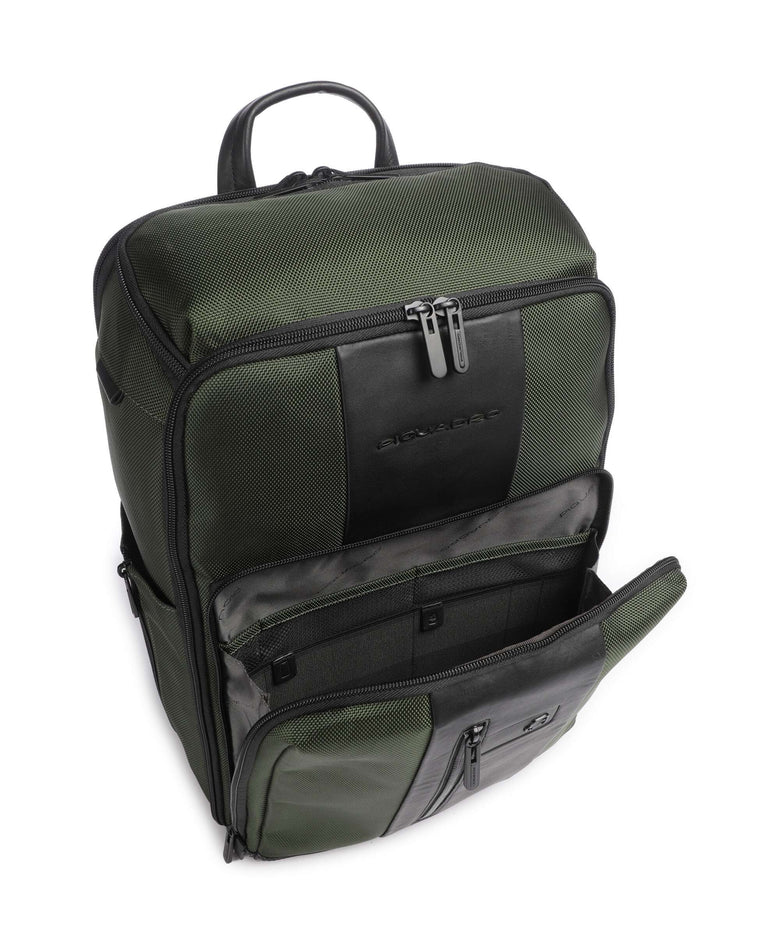 Piquadro Brief Travel backpack green