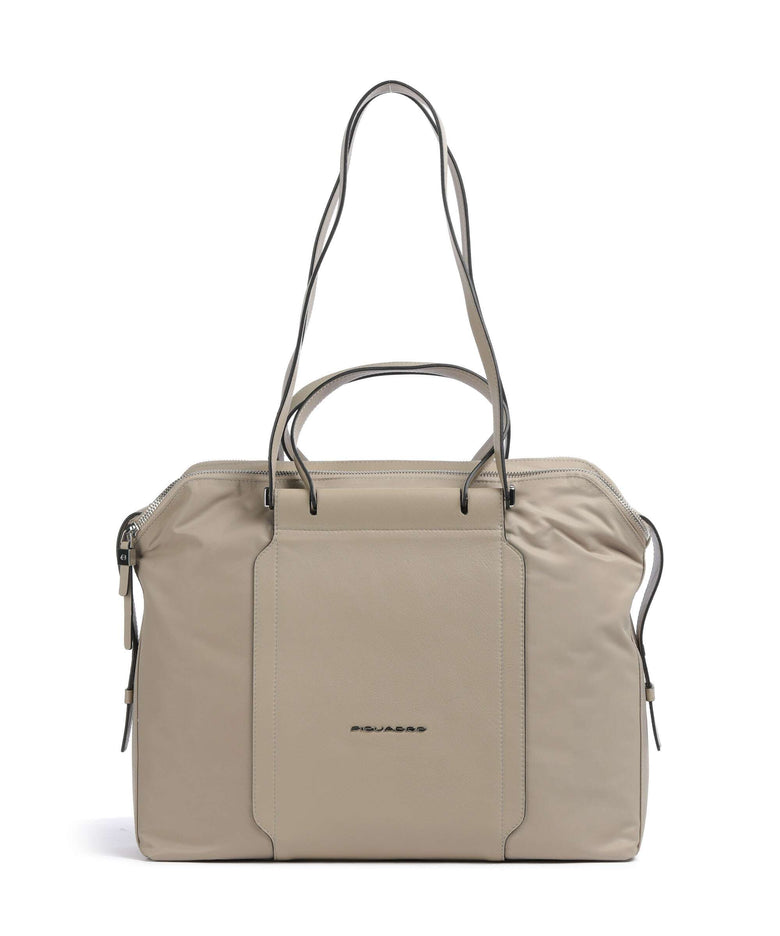 Piquadro W92T Tote bag beige