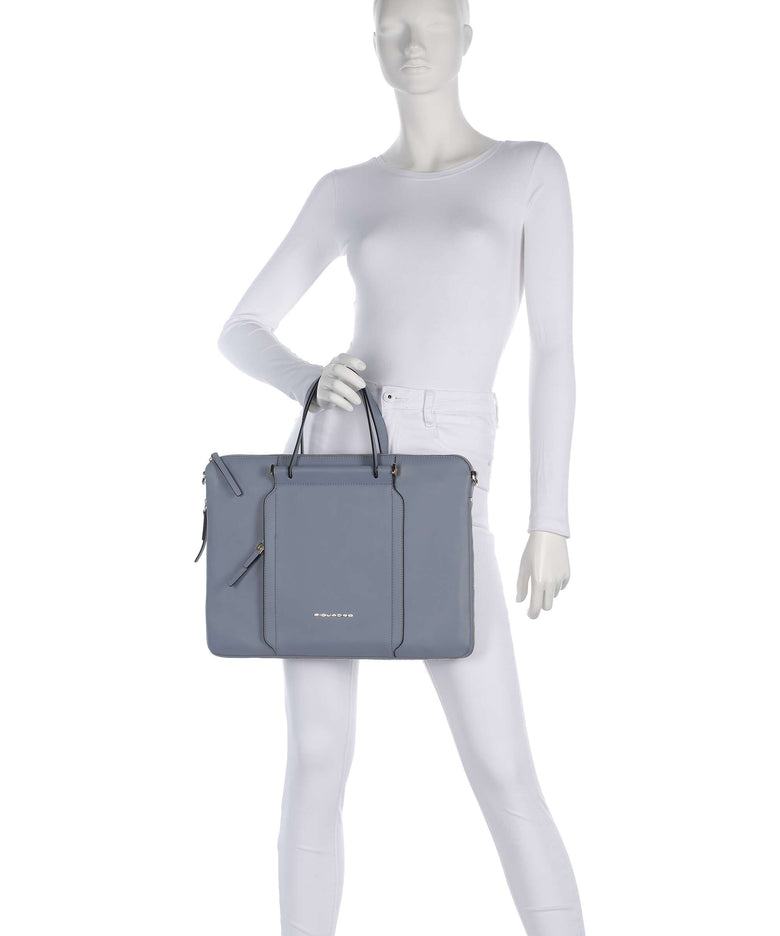 Piquadro W92T Briefcase light blue