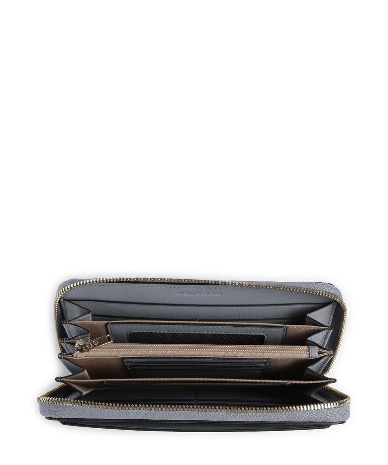 Piquadro Circle Wallet light blue