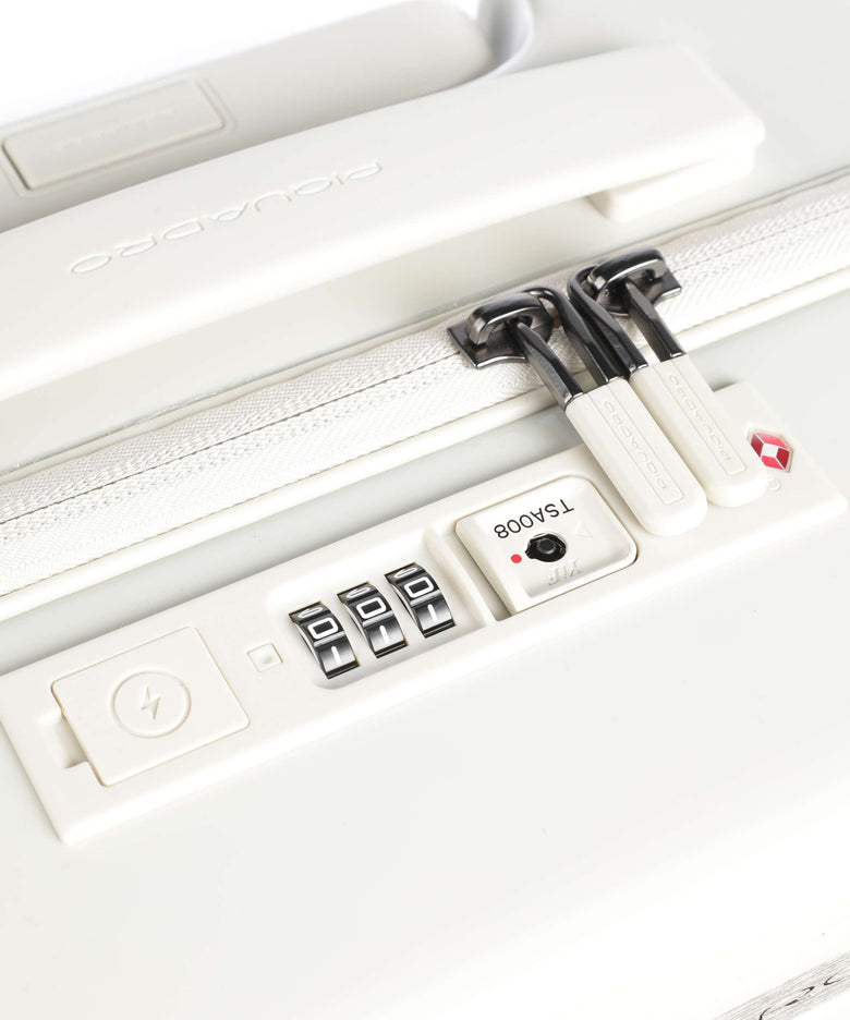 Piquadro PQ Light Spinner (4 wheels) white