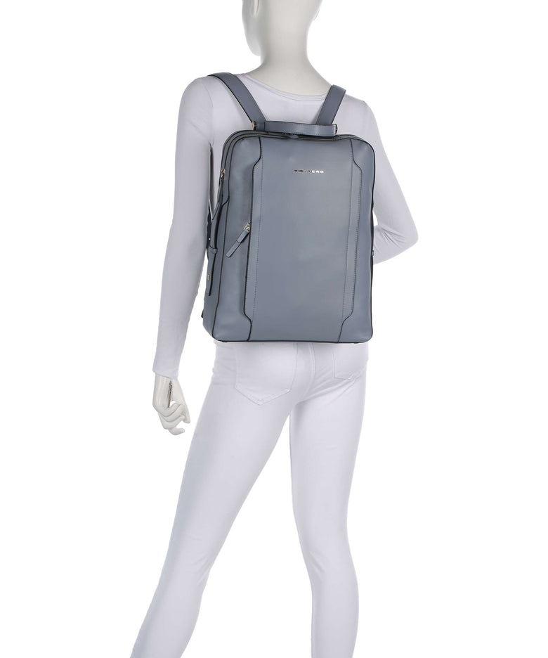 Piquadro Circle Backpack light blue