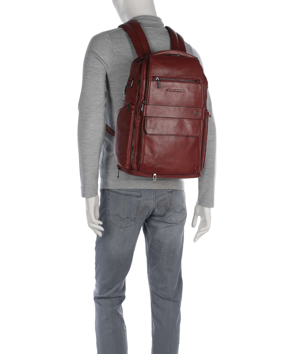 Piquadro Solm Travel backpack cuoio