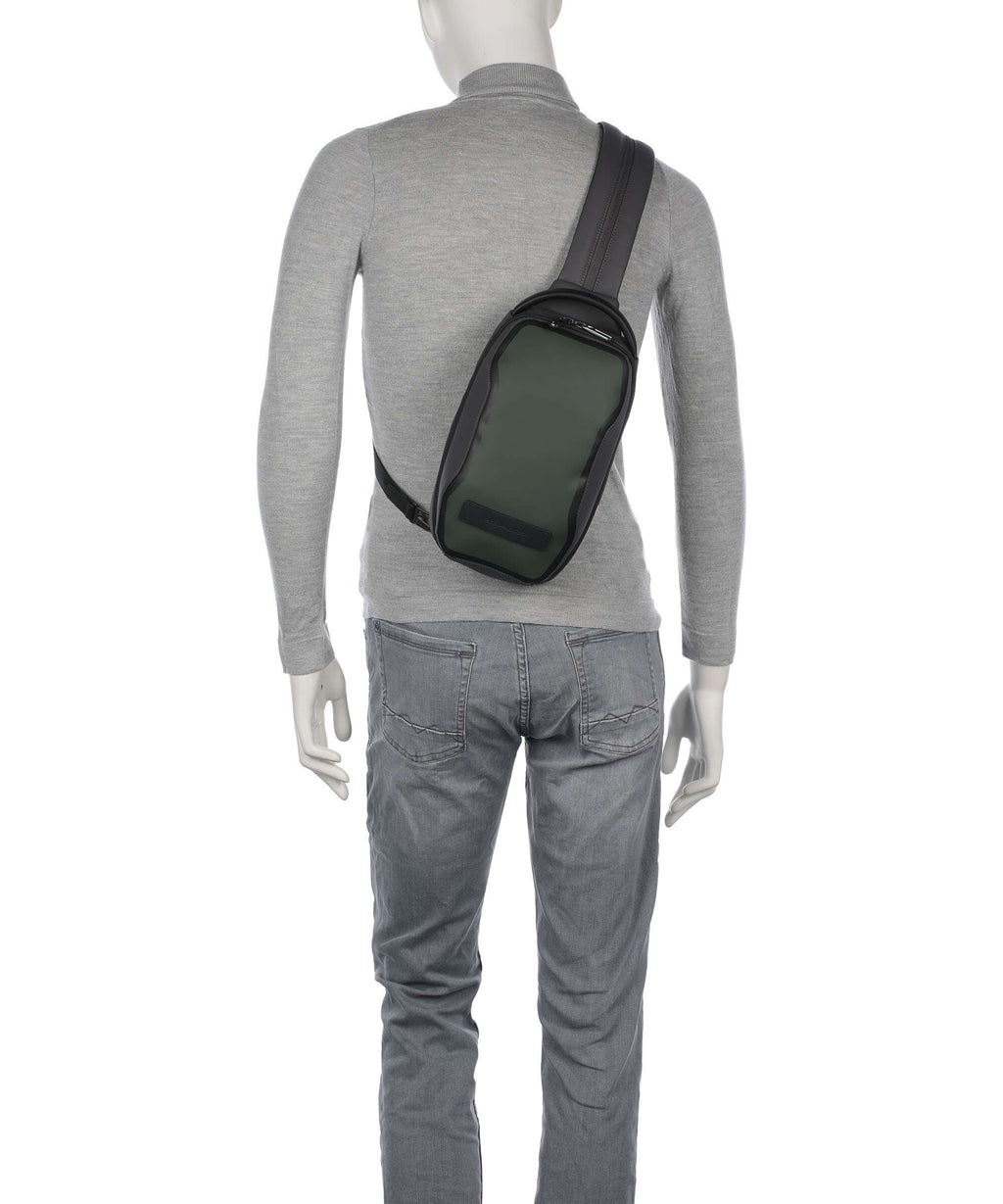 Piquadro Rover  4 Sling bag green