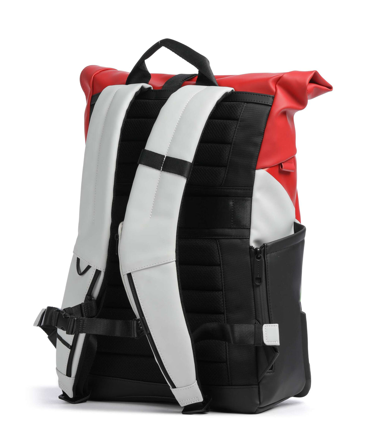 Piquadro Ducati C2OWD Rolltop backpack green/white/red