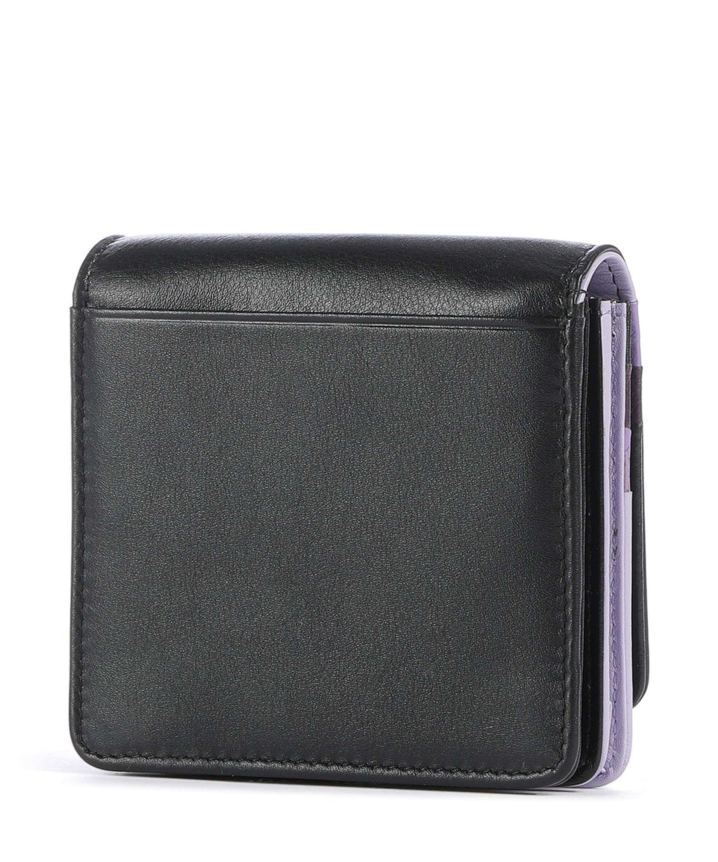 DuDu Bags Flores Wallet black lavender