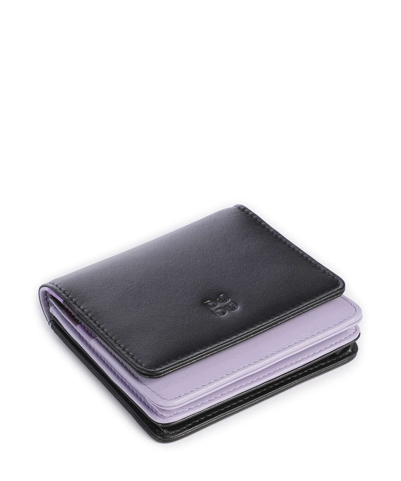 DuDu Bags Flores Wallet black lavender