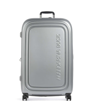 Mandarina Duck Logoduck+ Kufr se 4 kolečky silver