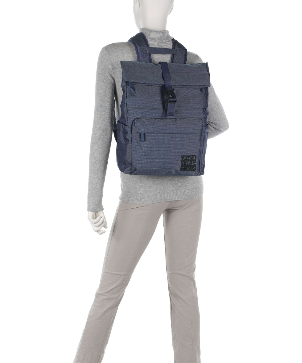 Mandarina Duck District Rolltop backpack atlantic sea