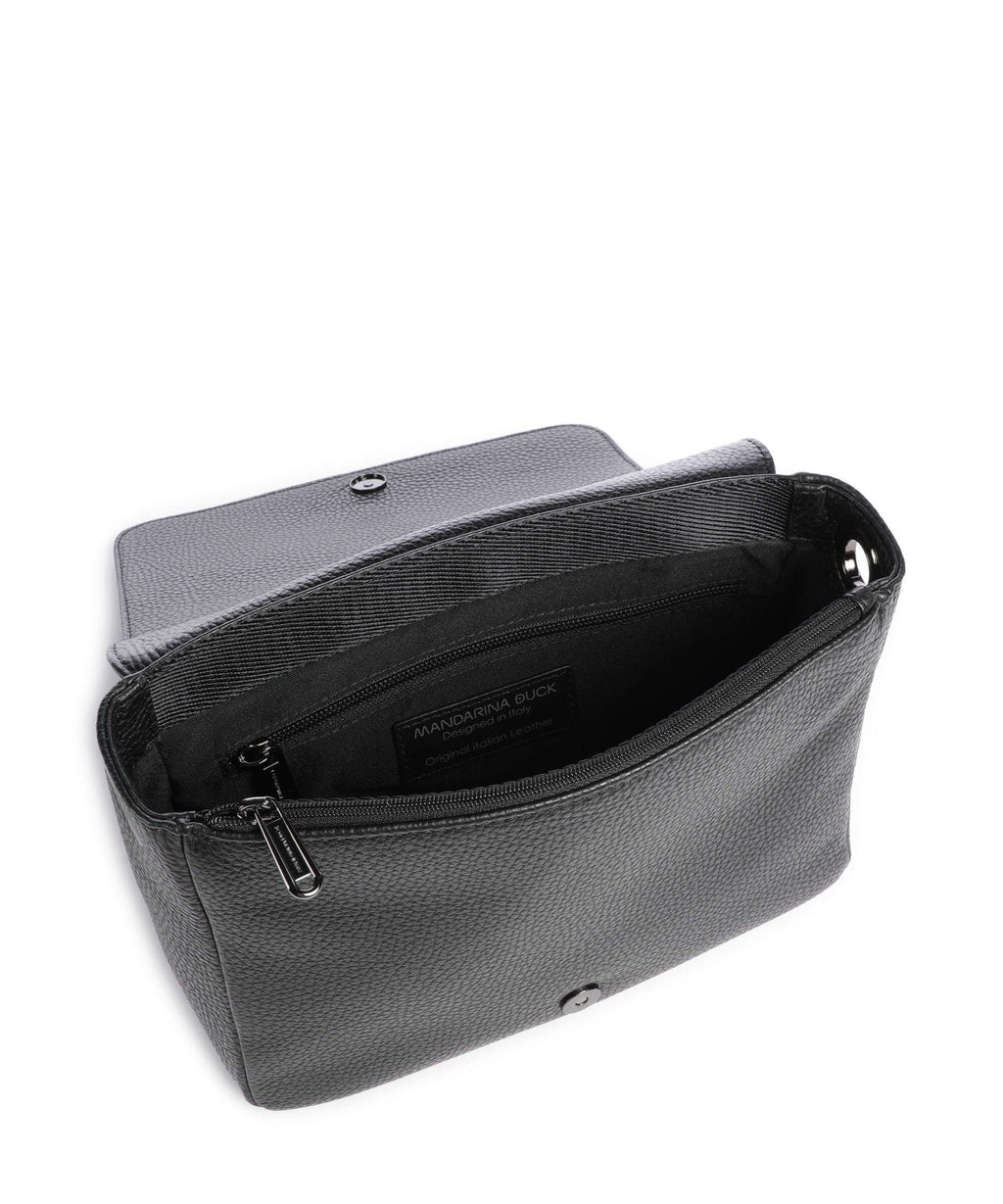 Mandarina Duck Mellow Leather Shoulder bag nero