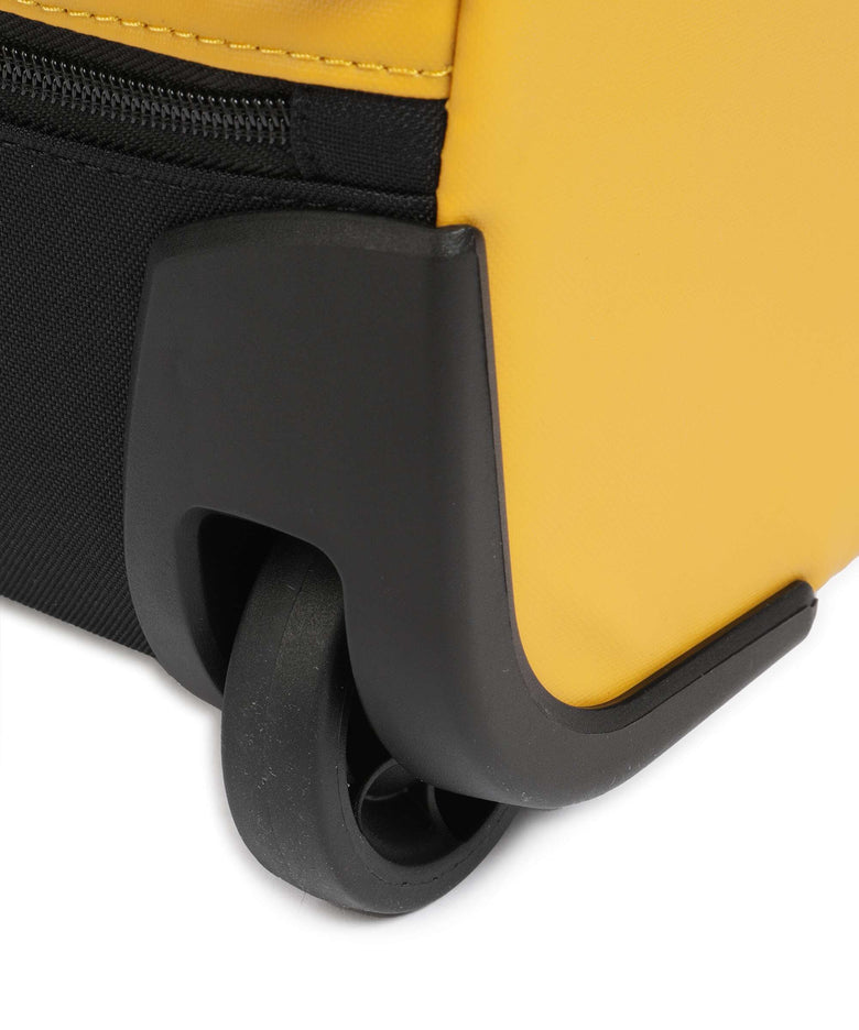 Mandarina Duck Eco Coated Backpack with wheels duck yellow