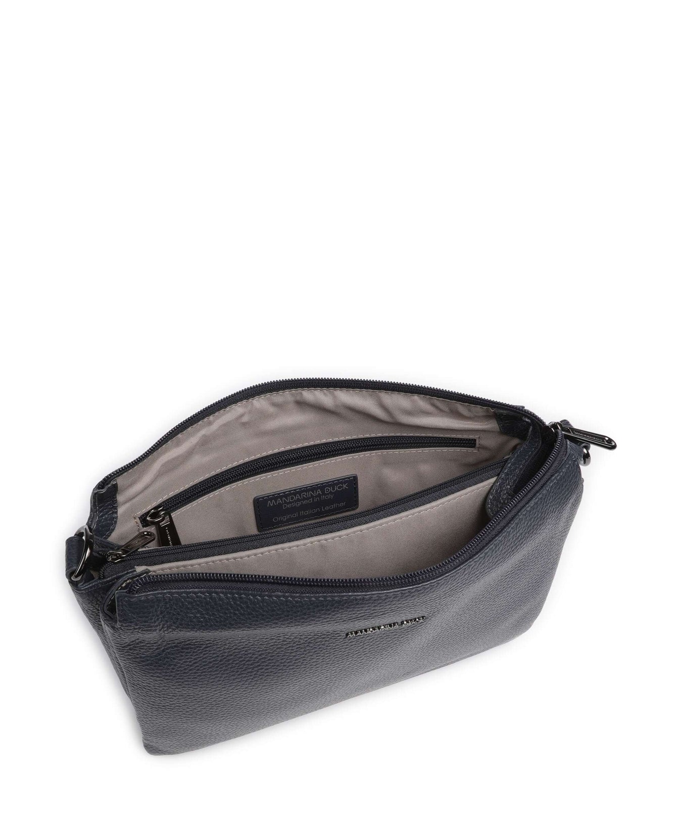 Mandarina Duck Mellow Leather Crossbody bag dress blue