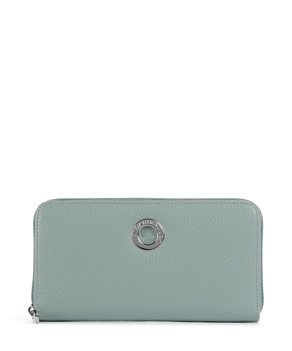Mandarina Duck Mellow Leather Wallet iceberg green