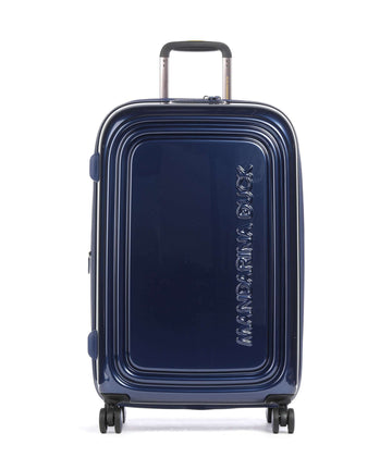Mandarina Duck Logoduck+ Metal Kufr se 4 kolečky blue indigo