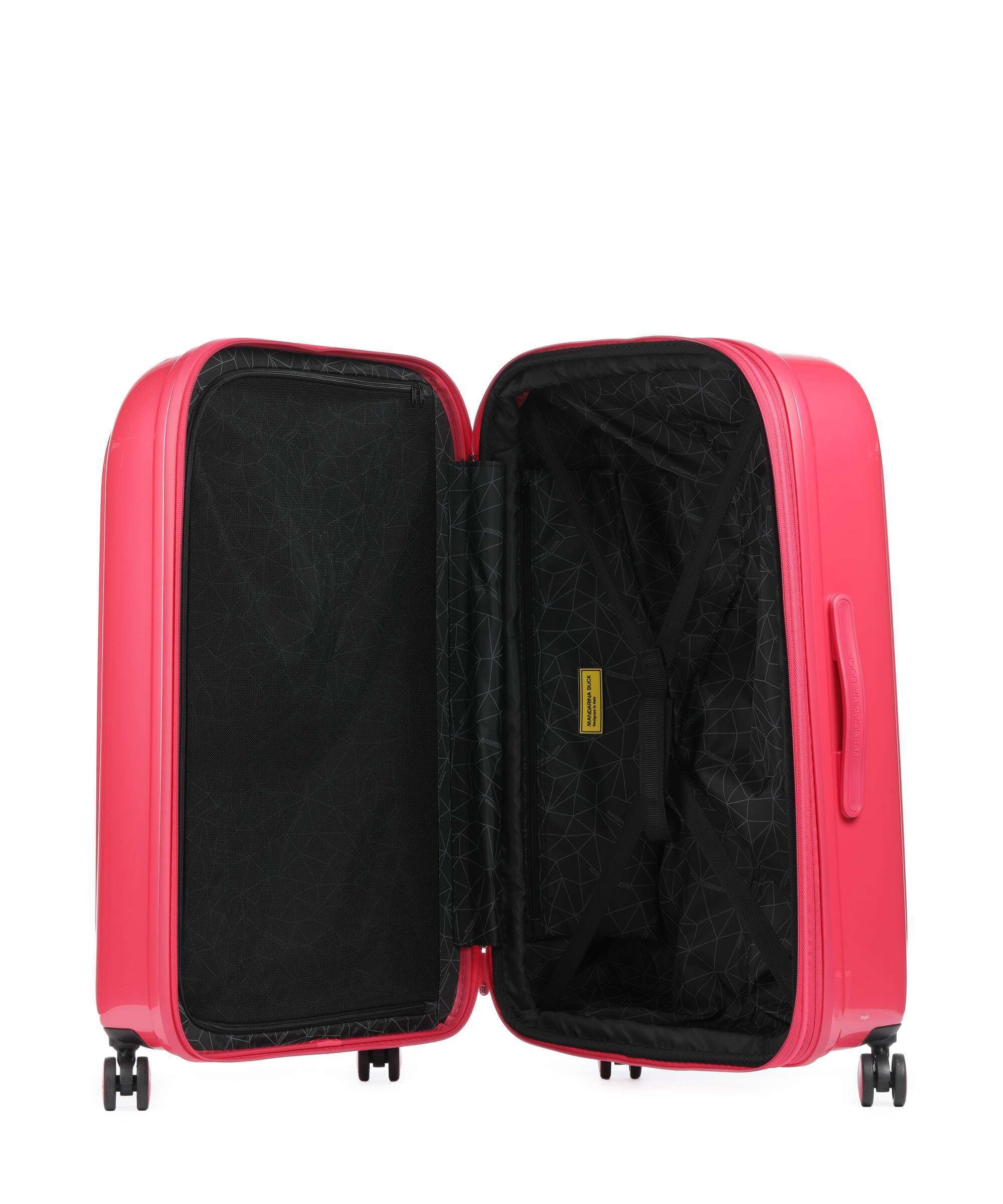 Mandarina Duck Logoduck+ Metal Spinner (4 wheels) raspberry