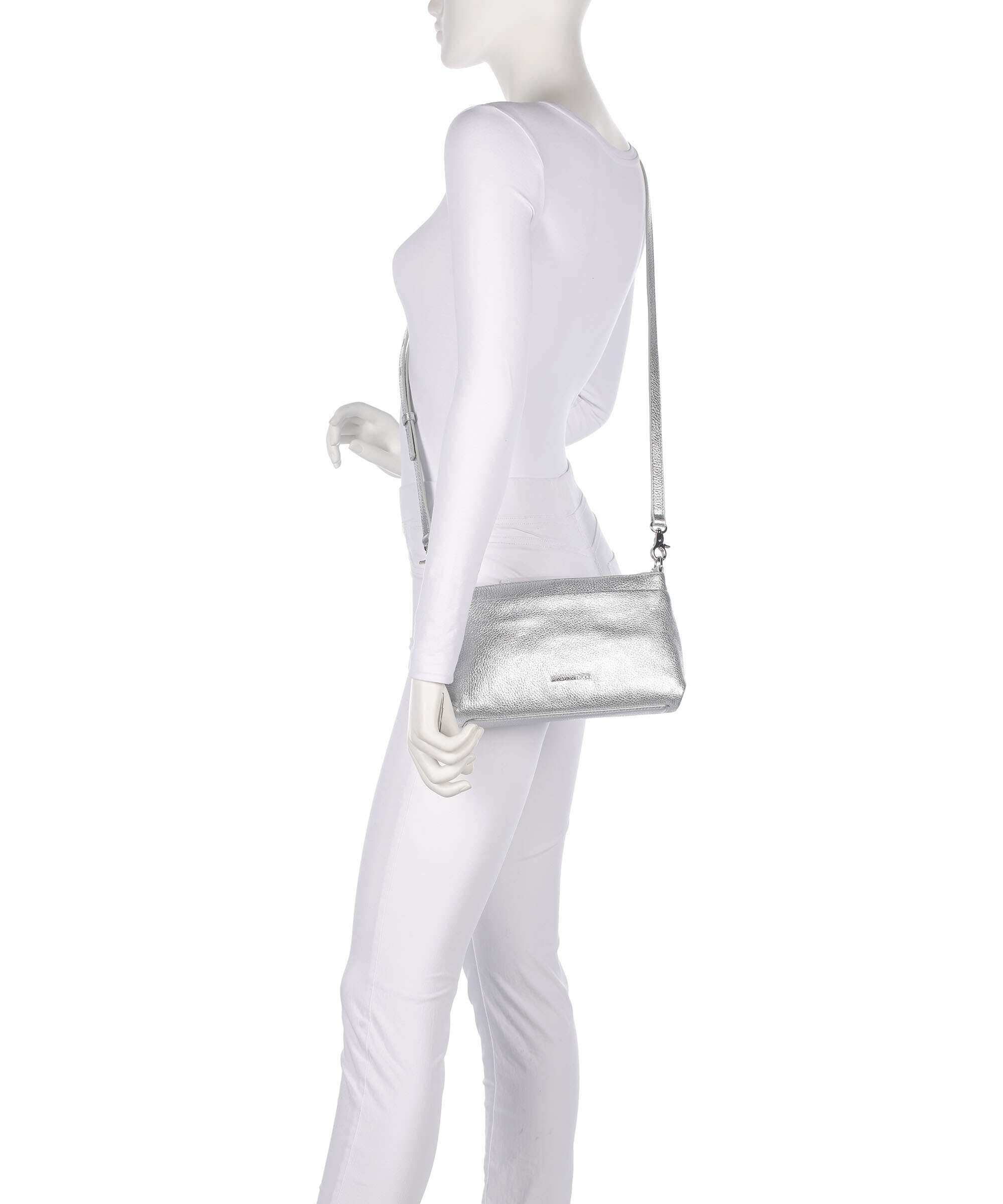 Mandarina Duck Mellow Metal Crossbody bag silver