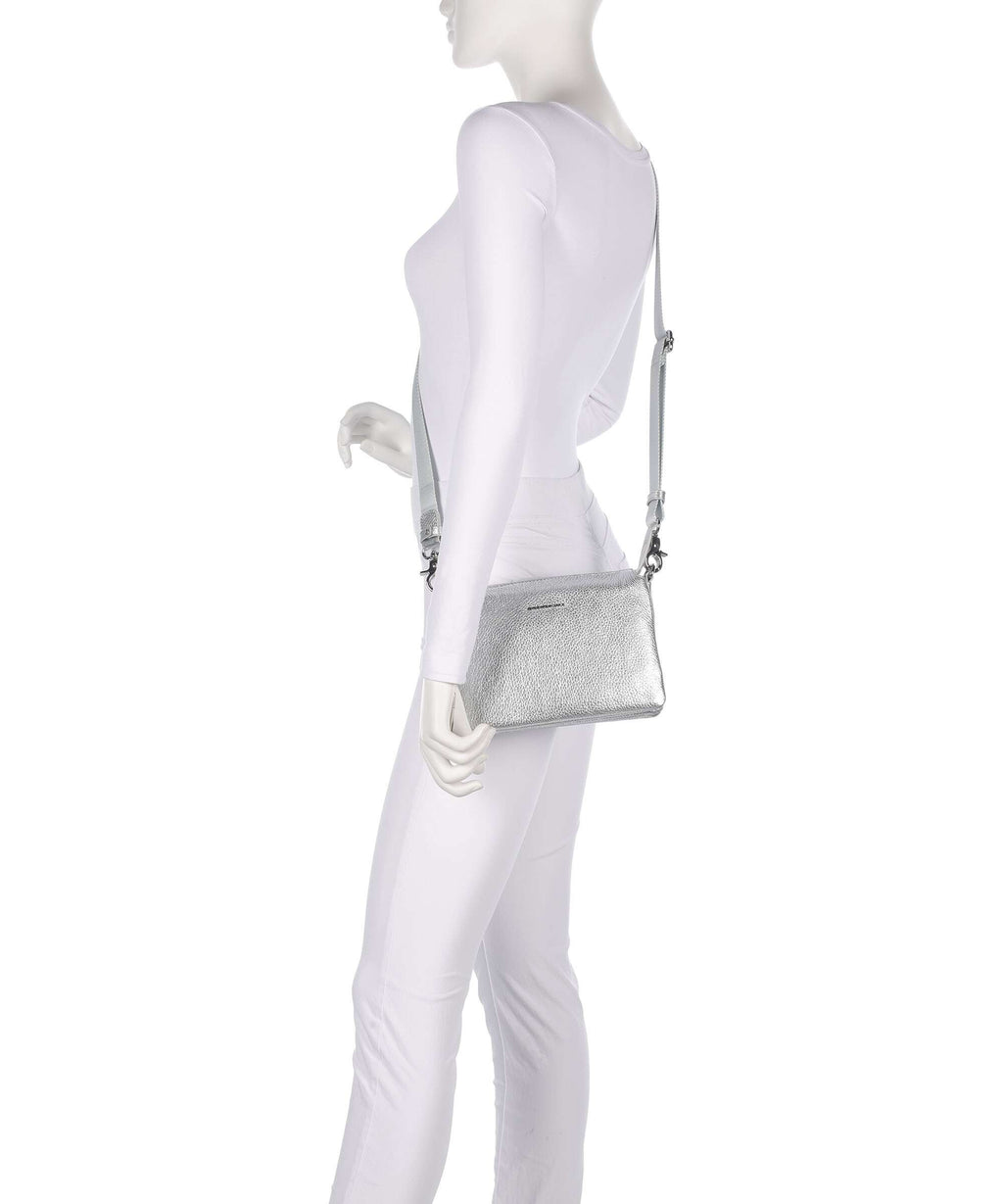 Mandarina Duck Mellow Metal Crossbody bag silver