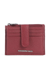 Mandarina Duck Mellow Leather Pouzdro na kreditní kartu grape