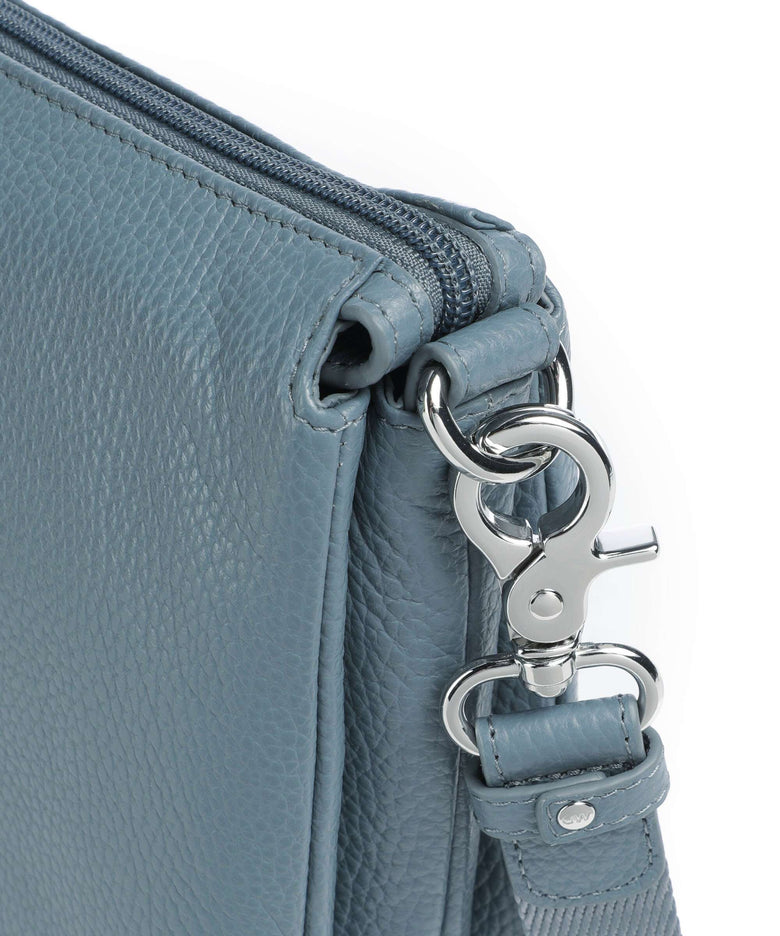Mandarina Duck Mellow Leather Crossbody bag iron