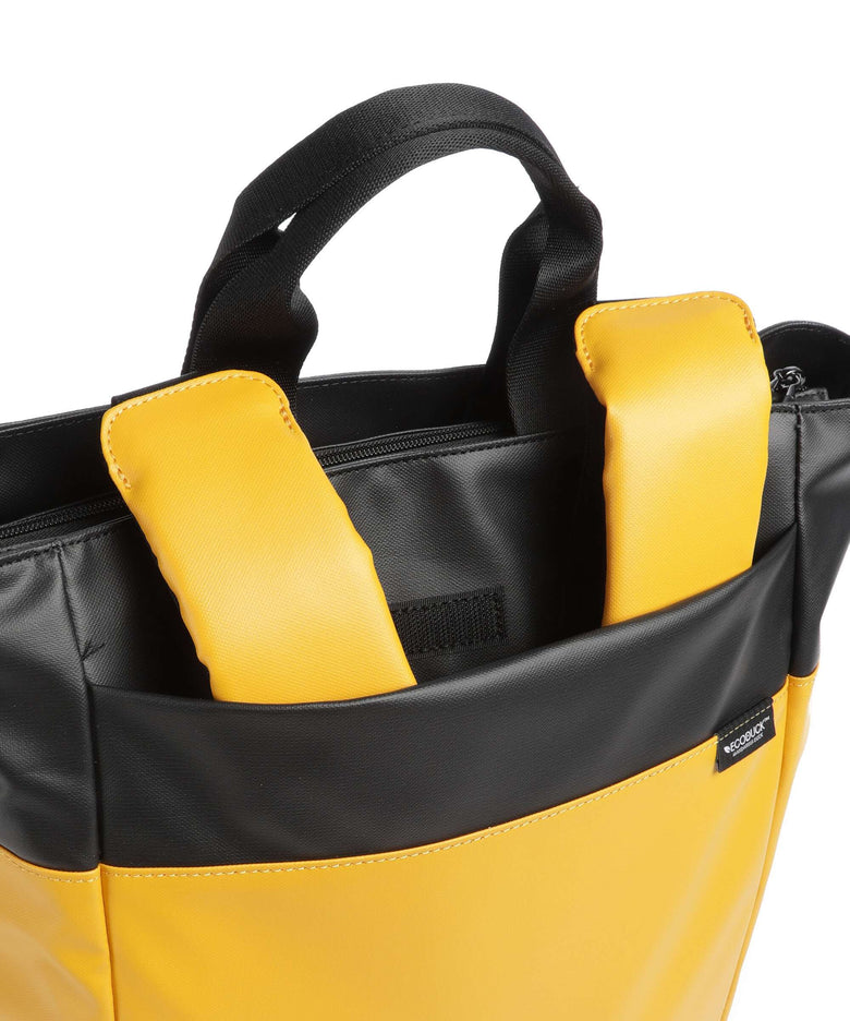 Mandarina Duck Eco Coated Backpack duck yellow