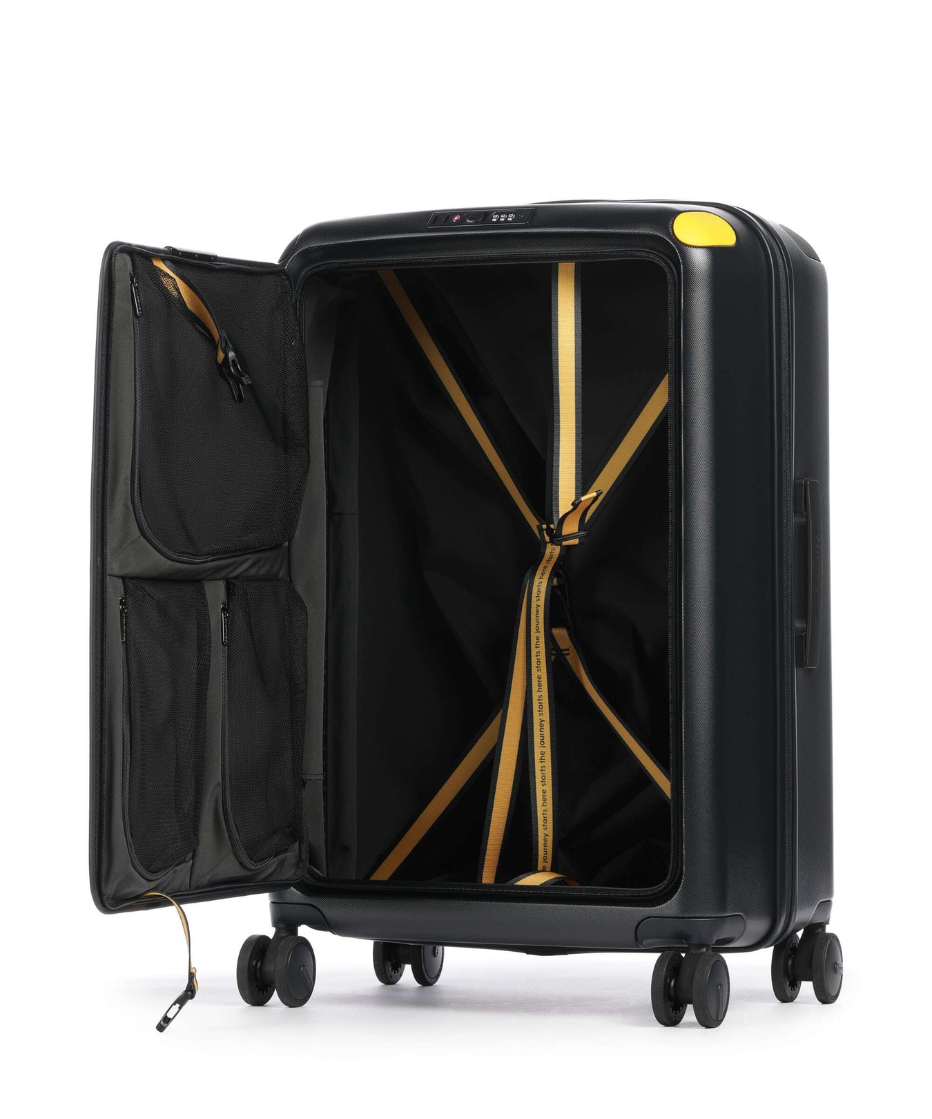 Mandarina Duck Smart Duck Spinner (4 wheels) dark gloss