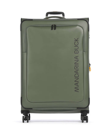 Mandarina Duck Eco Coated Kufr se 4 kolečky pine green