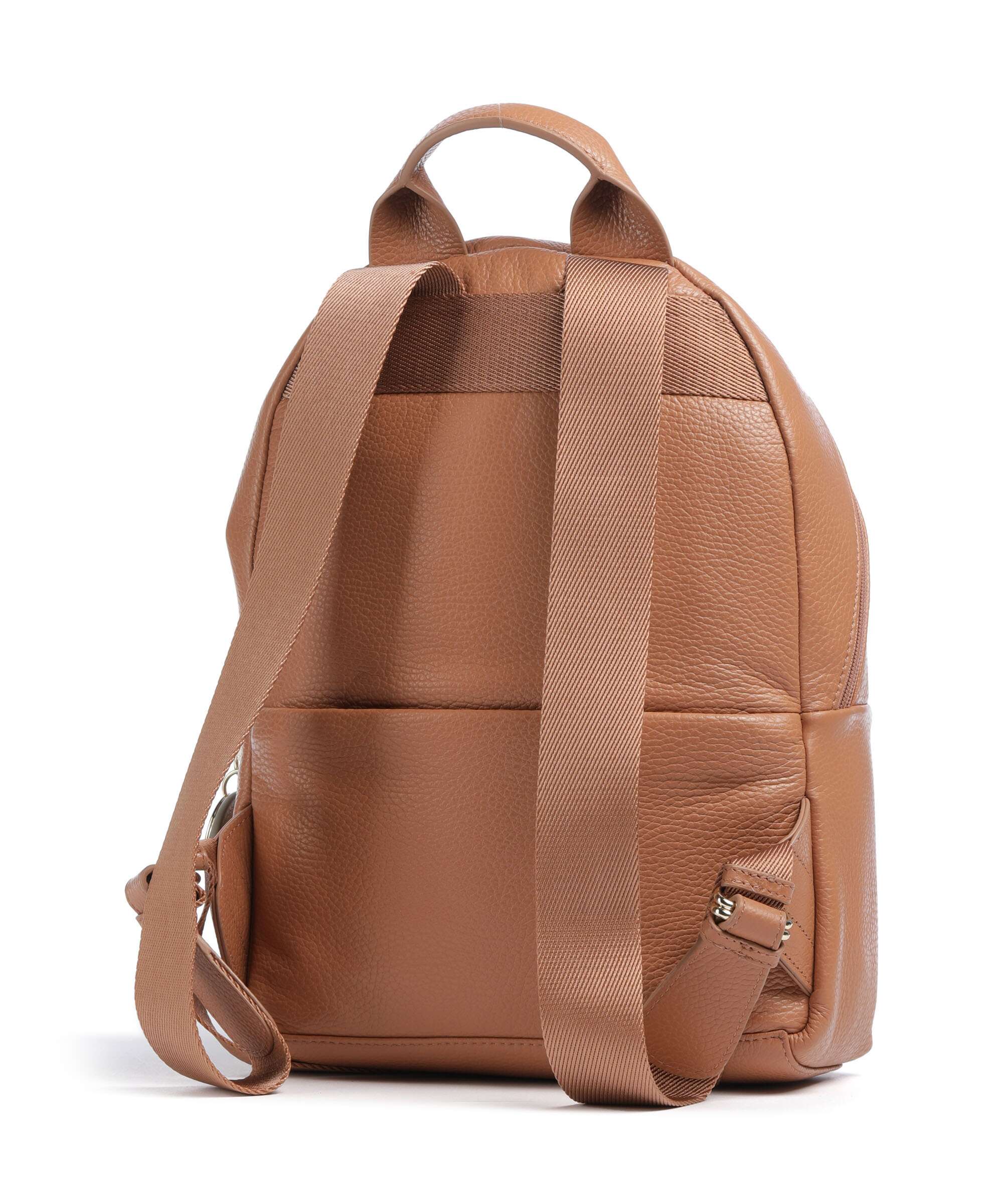 Mandarina Duck Mellow Leather Backpack pecan nut