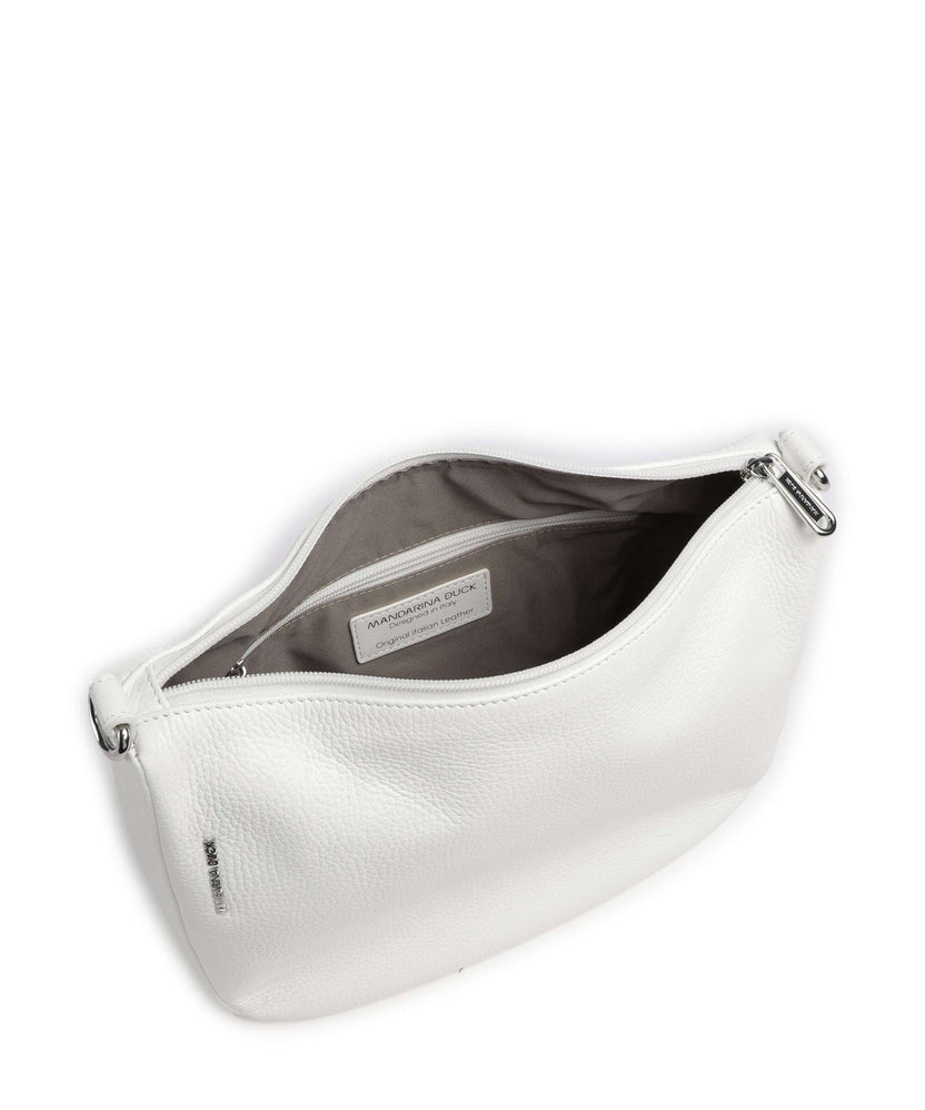 Mandarina Duck Mellow Leather Crossbody bag blanc