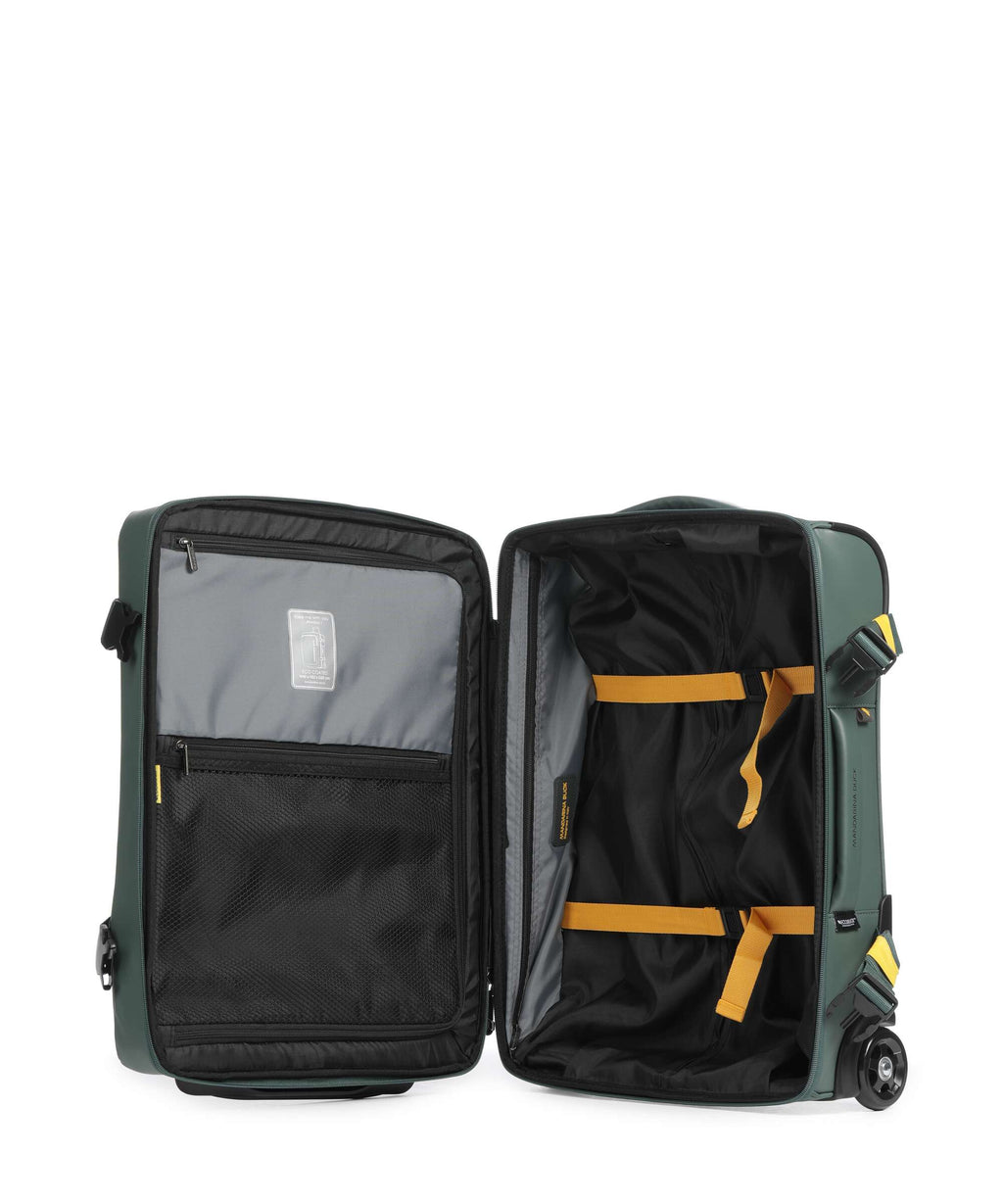 Mandarina Duck Eco Coated Spinner (4 wheels) deep green