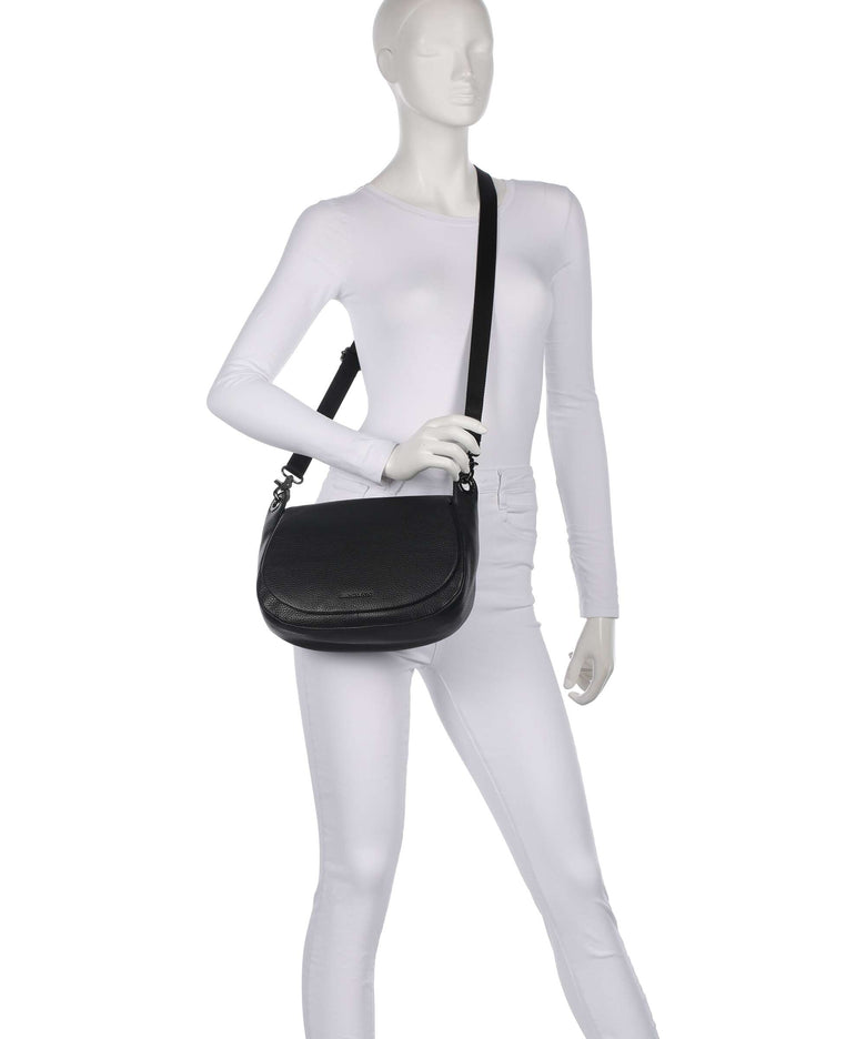 Mandarina Duck Mellow Leather Shoulder bag nero