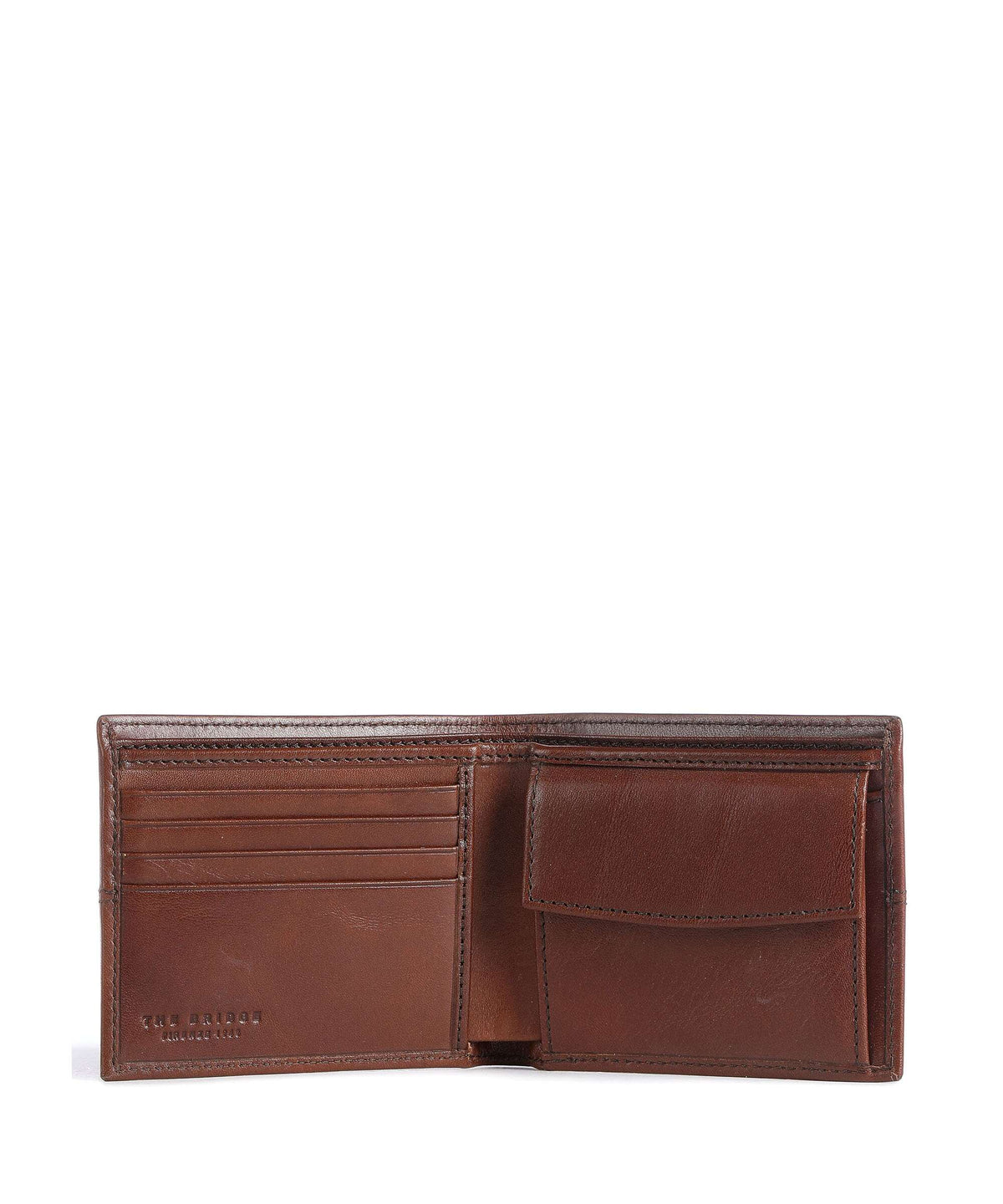 The Bridge Vespucci RFID Wallet marrone