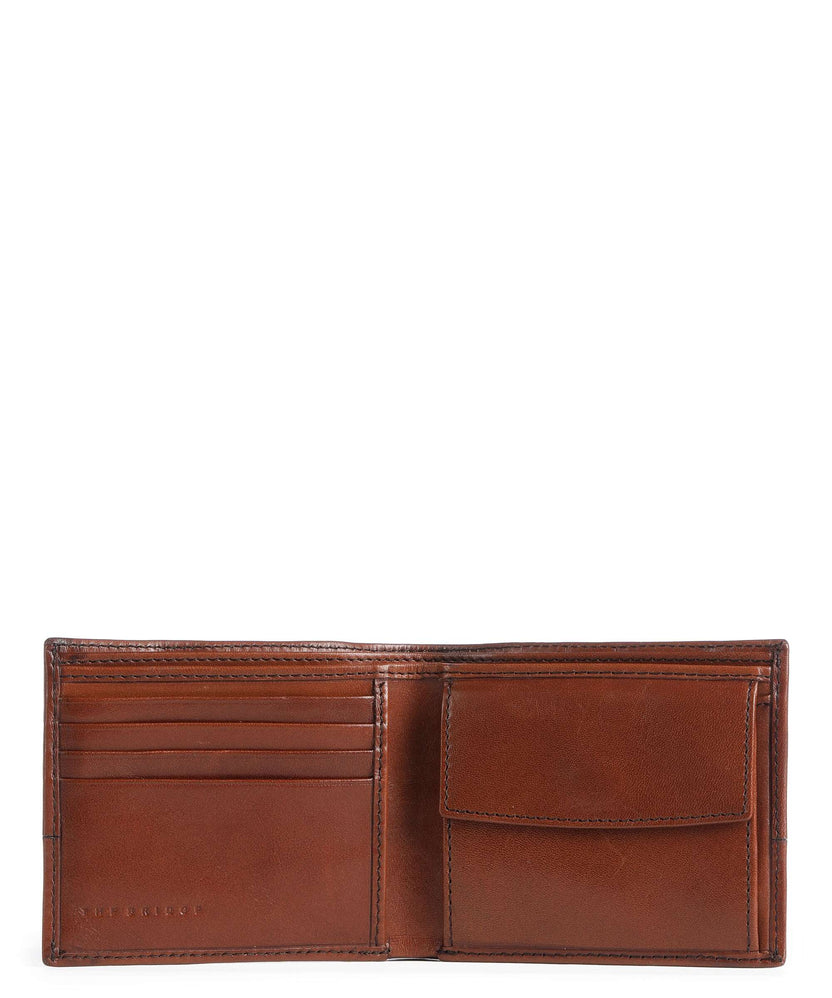 The Bridge Damiano RFID Wallet marrone