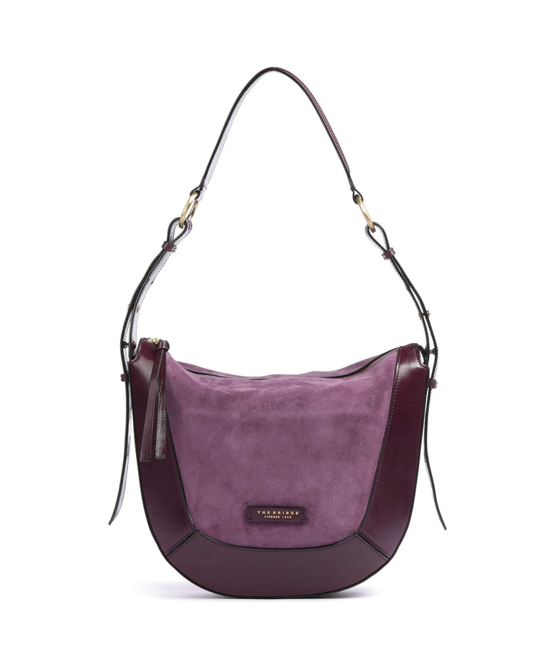 The Bridge Fedora Hobo bag grape