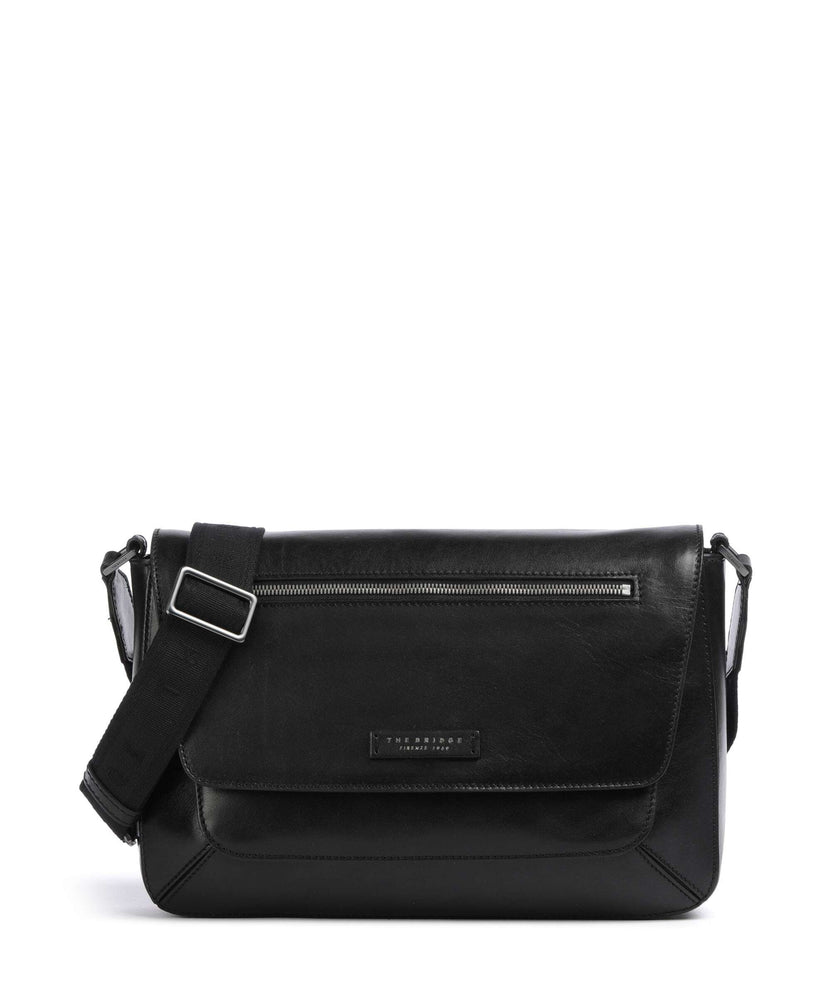 The Bridge Giulio Messenger bag black