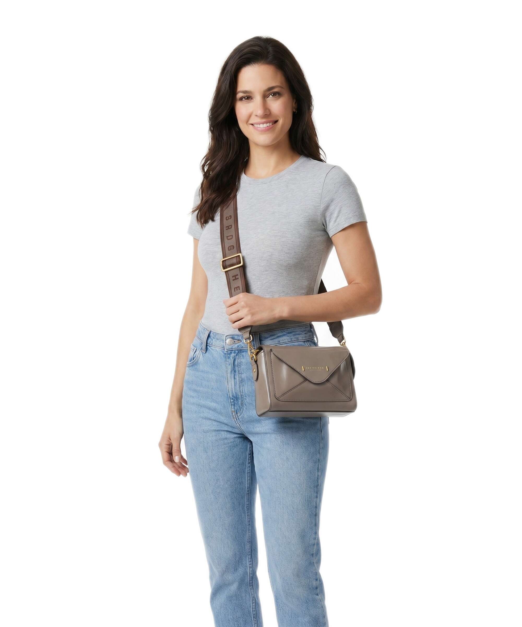 The Bridge Frida Crossbody bag greige
