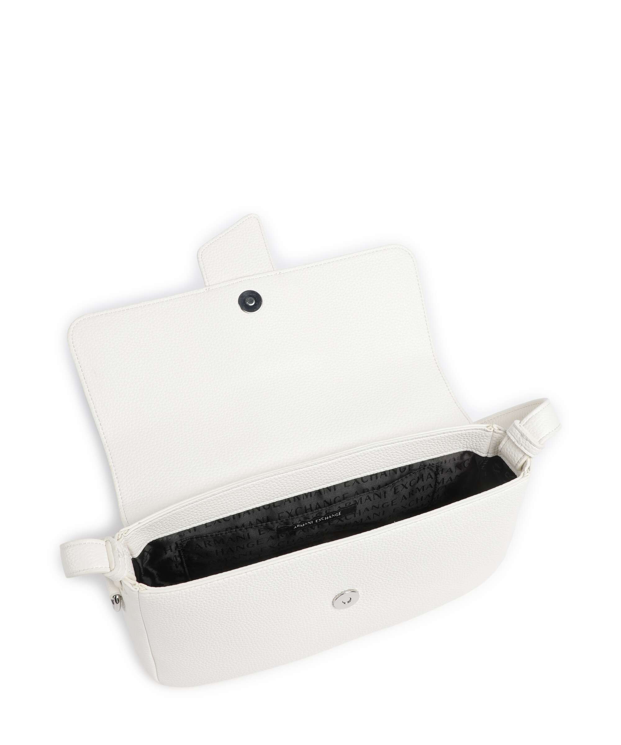 Armani Exchange Susy Soft Shoulder bag off white