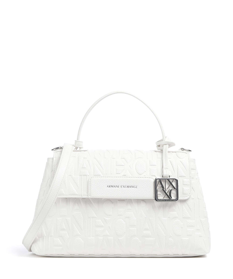 Armani Exchange Liz Handbag off white