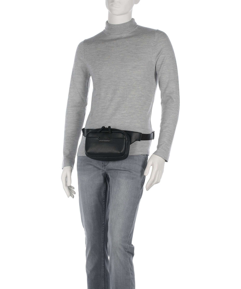 Armani Exchange Alex Fanny pack black