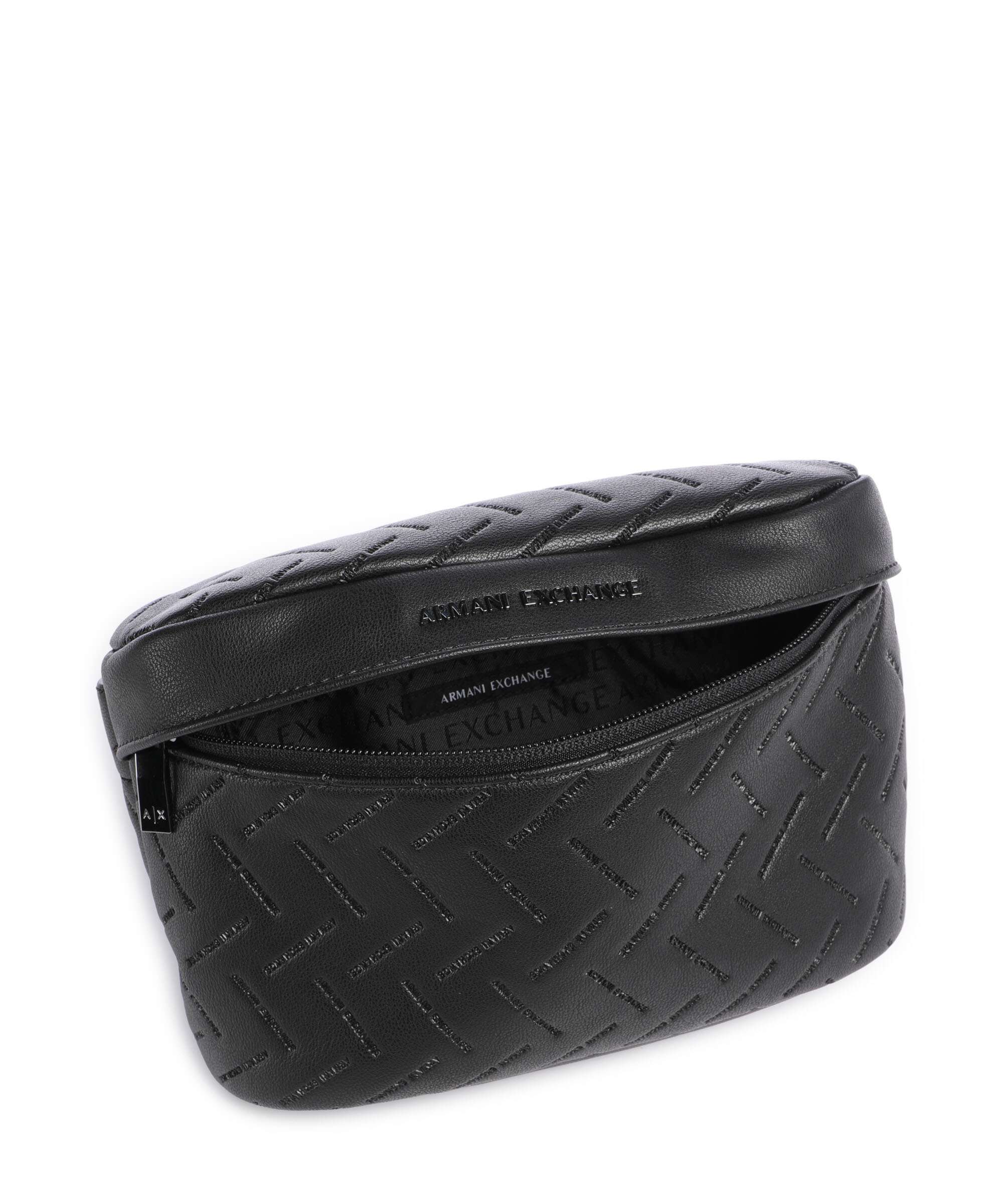 Armani Exchange Ginevra Embossed Belt bag black