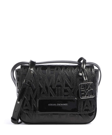 Armani Exchange Liz Patent Kabelka přes rameno black