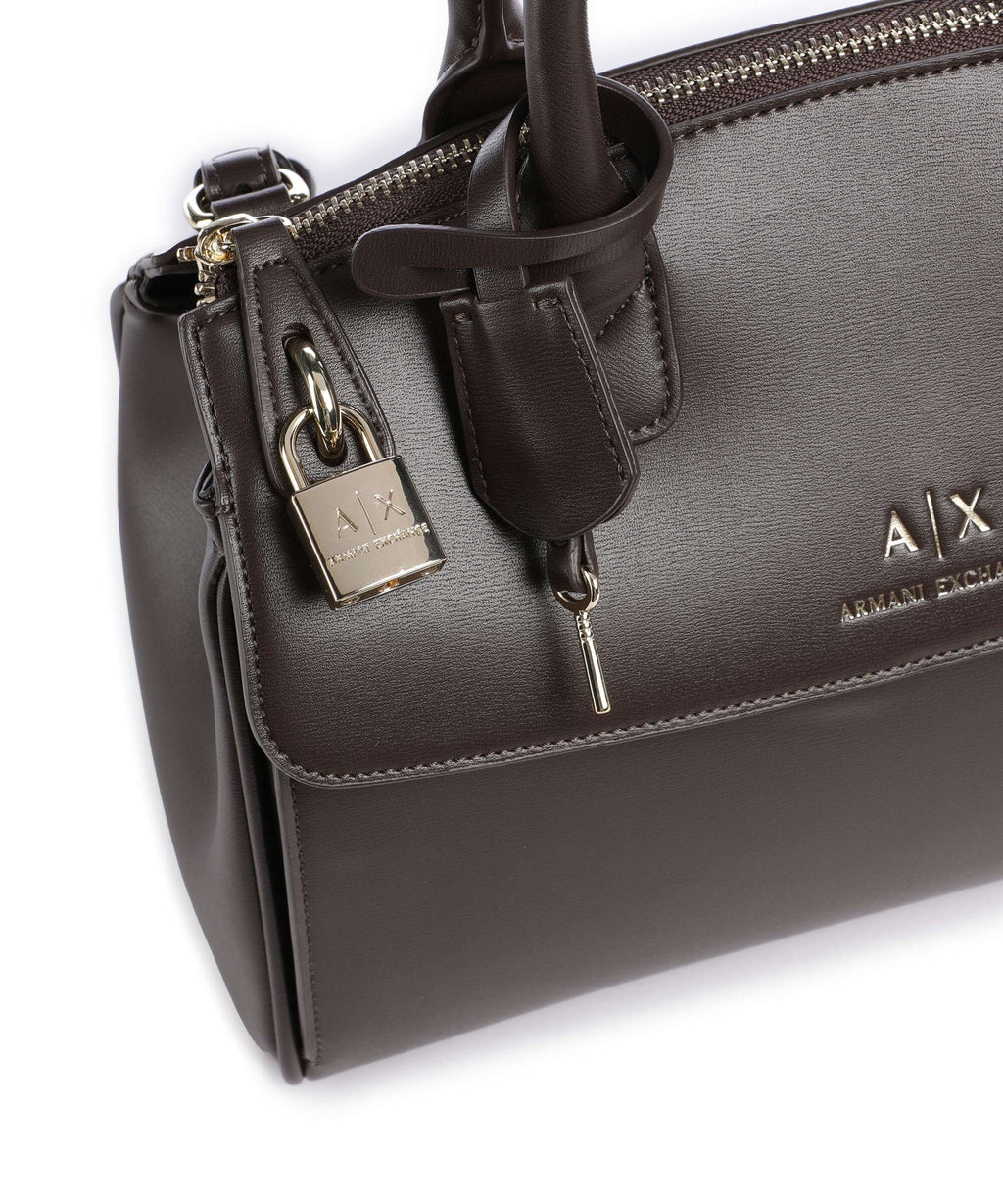 Armani Exchange Jane M Handbag hot fudge
