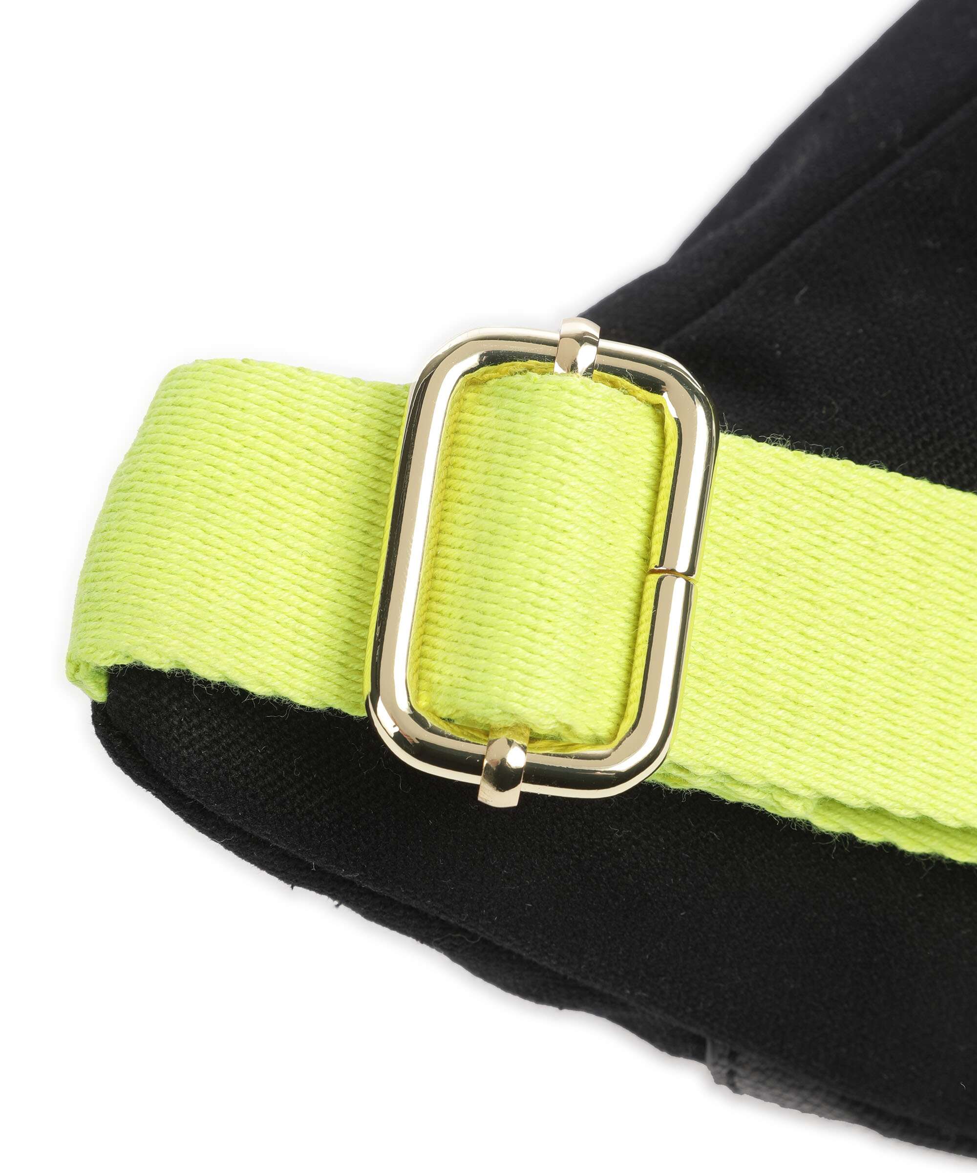 Love Moschino Free Time Belt bag nero/lime