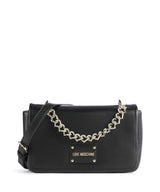 Love Moschino Strass Heart Chain Kabelka přes rameno nero