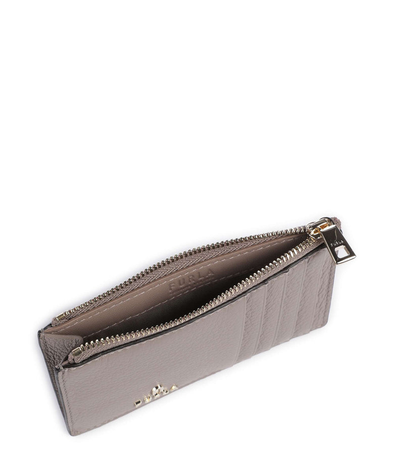 Furla Camelia M Credit card holder stucco gray