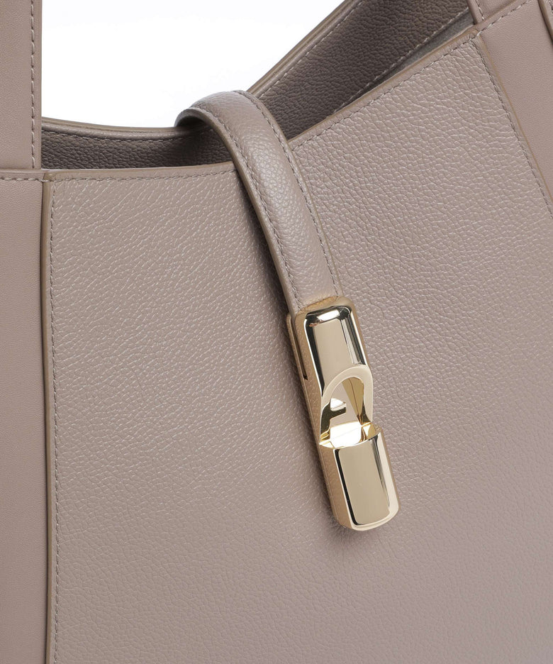 Furla Goccia L Tote bag stucco gray/mauve