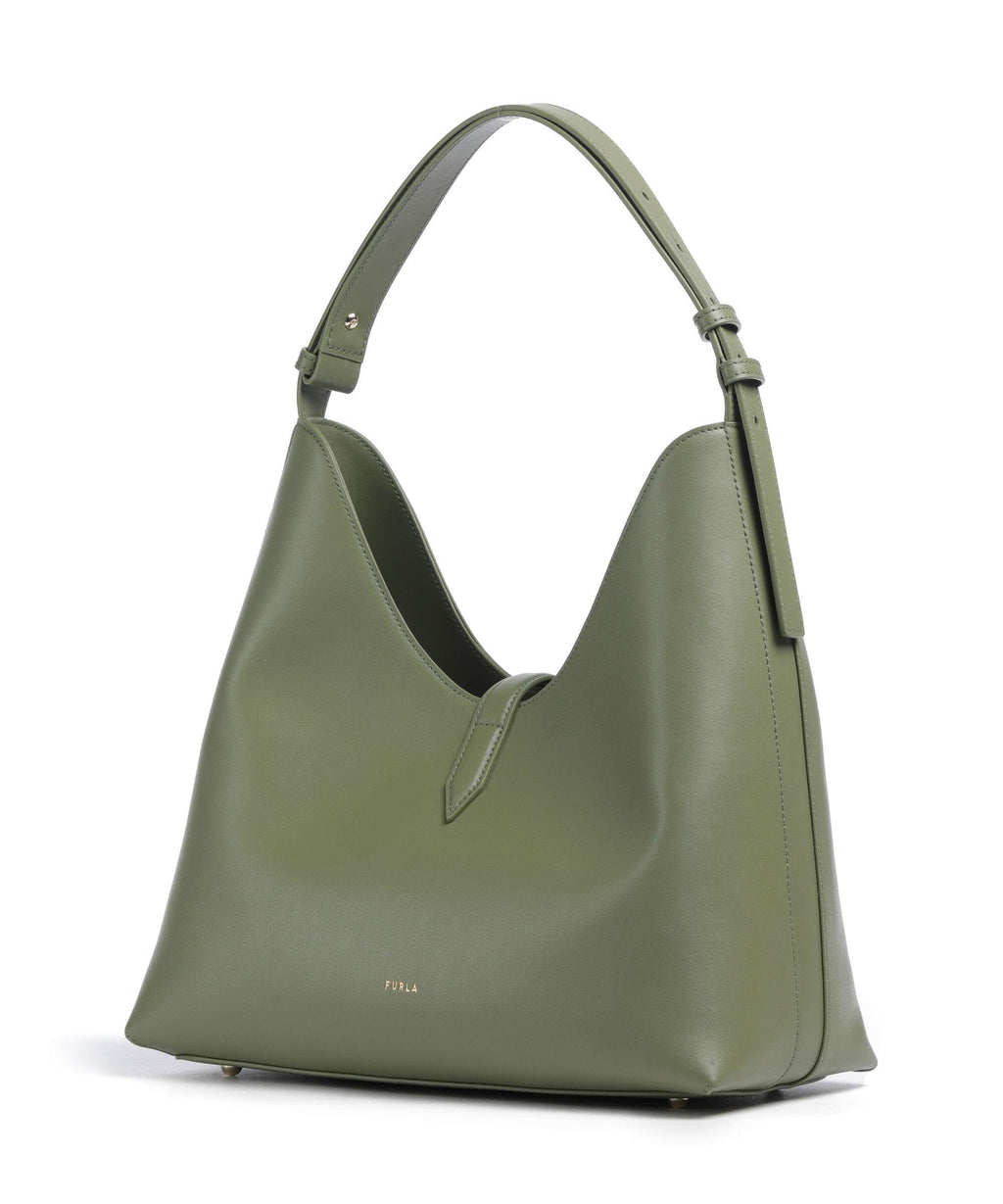 Furla Goccia M Hobo bag avocado