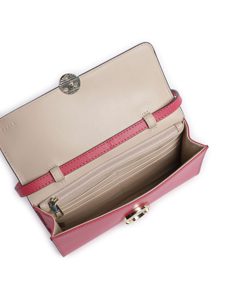 Furla Sfera Crossbody Wallet velvet pink
